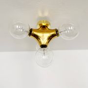 1 of 2 Sputnik Gemini Flush Lamps by Gebrüder Cosack