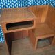 Vintage folding telephone table
