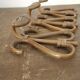 Rattan coat hanger