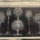 Crystal tasting glasses Moser creation Chocholaty Prague