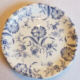 Suite of 6 small plates in faience of Gien