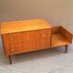 Commode basse en teck années 70