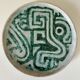 Vintage ceramic plate, 60s design