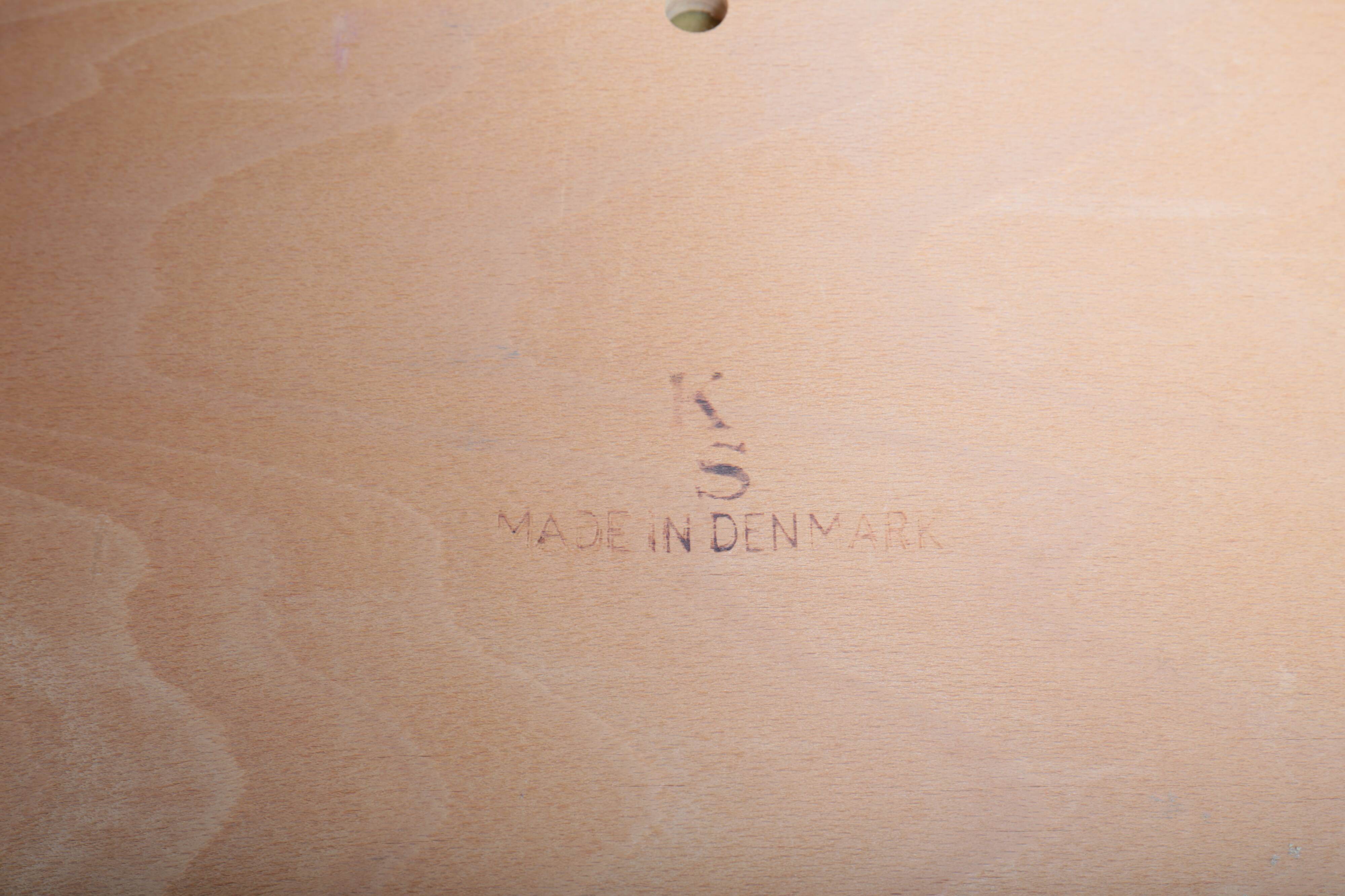 Set of 6 Model 26 chairs by Henning Kjaernulf - KS Korup Stolefabrik