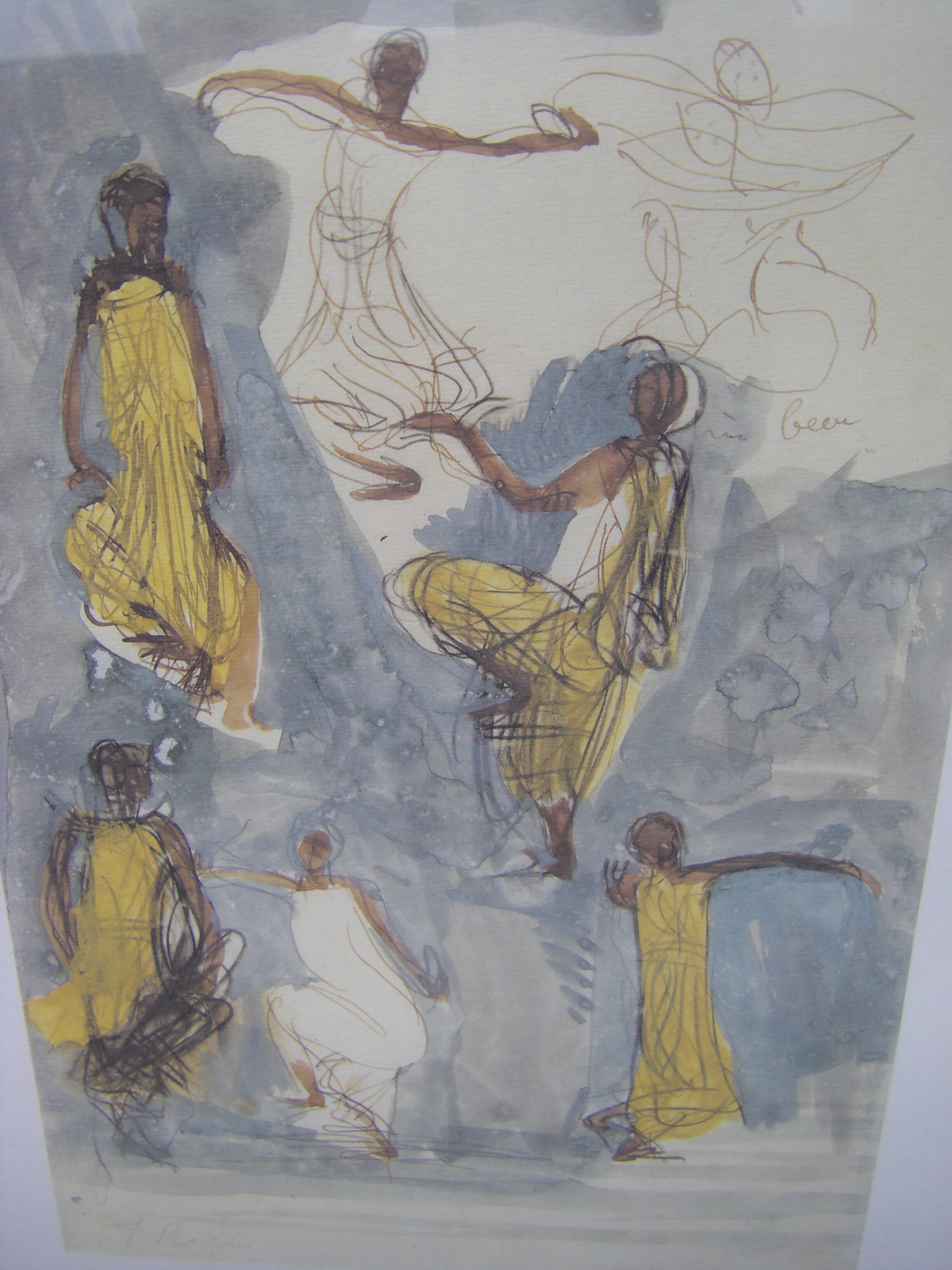 drawings and watercolors by Auguste Rodin made by Offset printing