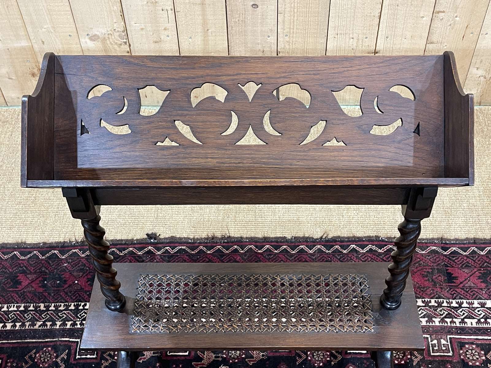 English partition furniture in oak, early 20th century