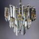 Four-tier cascade chandelier by Venini, Murano glass, Italy 1970s