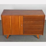 Vintage oak storage by Jiri Jiroutek, model U-458, 1960s