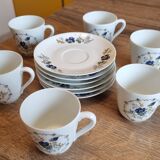 Table service of 108 pieces, Limoges porcelain, Sofafils