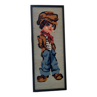 Cigarette newsboy canvas frame