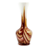 Vintage Pop Art Glass Vase from Opaline Florence, Italy, 1970s