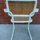 Cesca Chair model with armrest in white