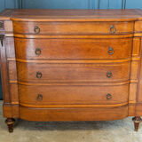 Chest of drawers 1900 Louis XVI style Marquetry 5 drawers