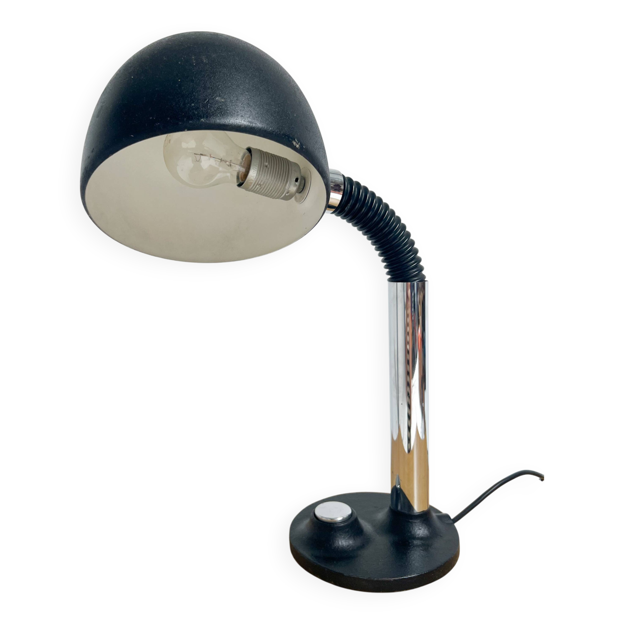 Industrial table lamp by Egon Hillebrand, 1970s