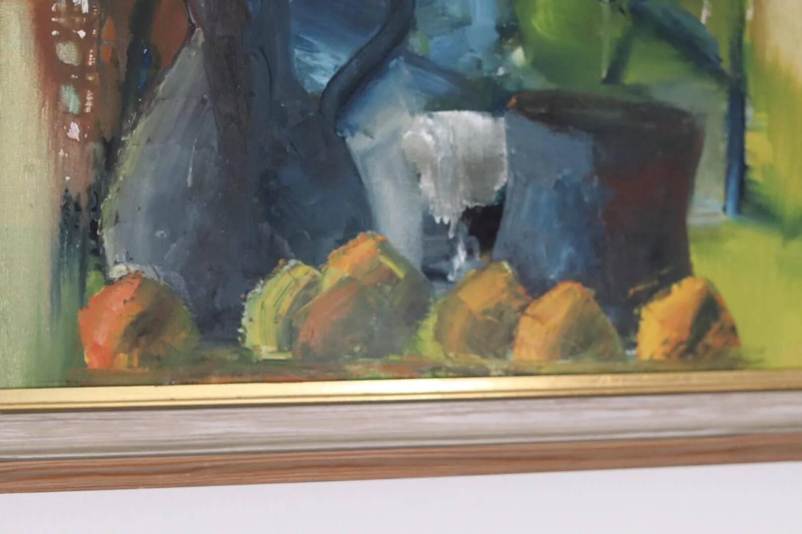 Huile sur toile suédoise originale – « Nature morte vibrante »