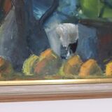 Huile sur toile suédoise originale – « Nature morte vibrante »