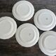 Set of 5 boch la louvière dinner plates