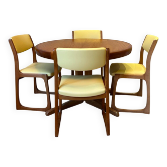 Baumann vintage round table (4 to 8 p.)