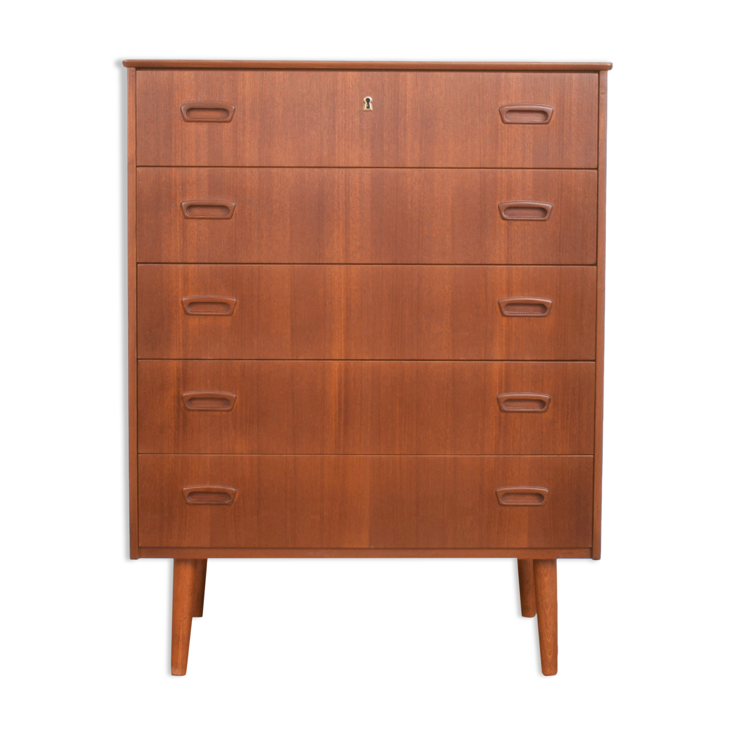 Danish teak chest of drawers