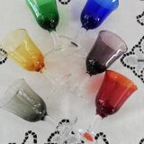 Set Italian vintage alcohol glasses