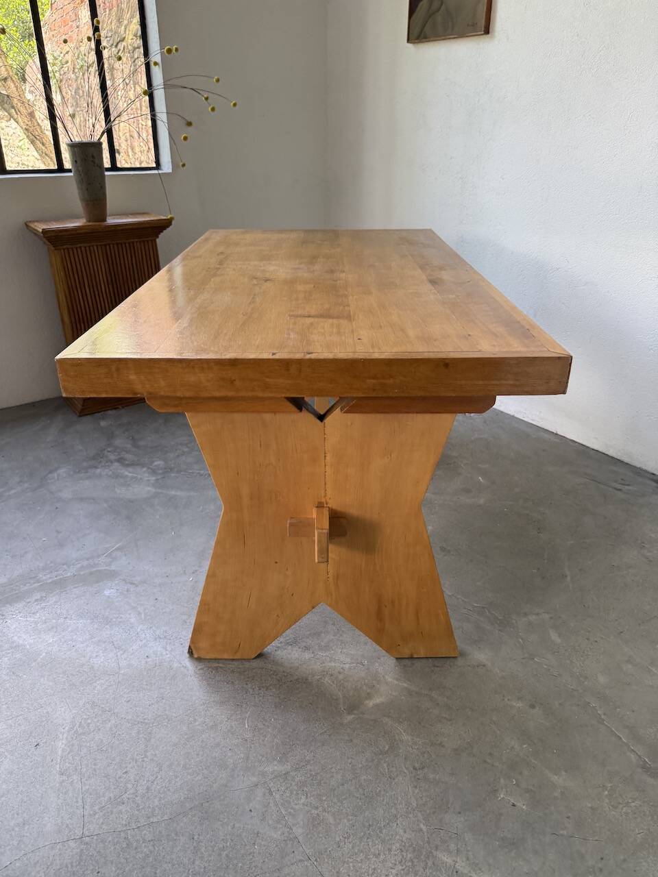 1950s beech mountain furniture table