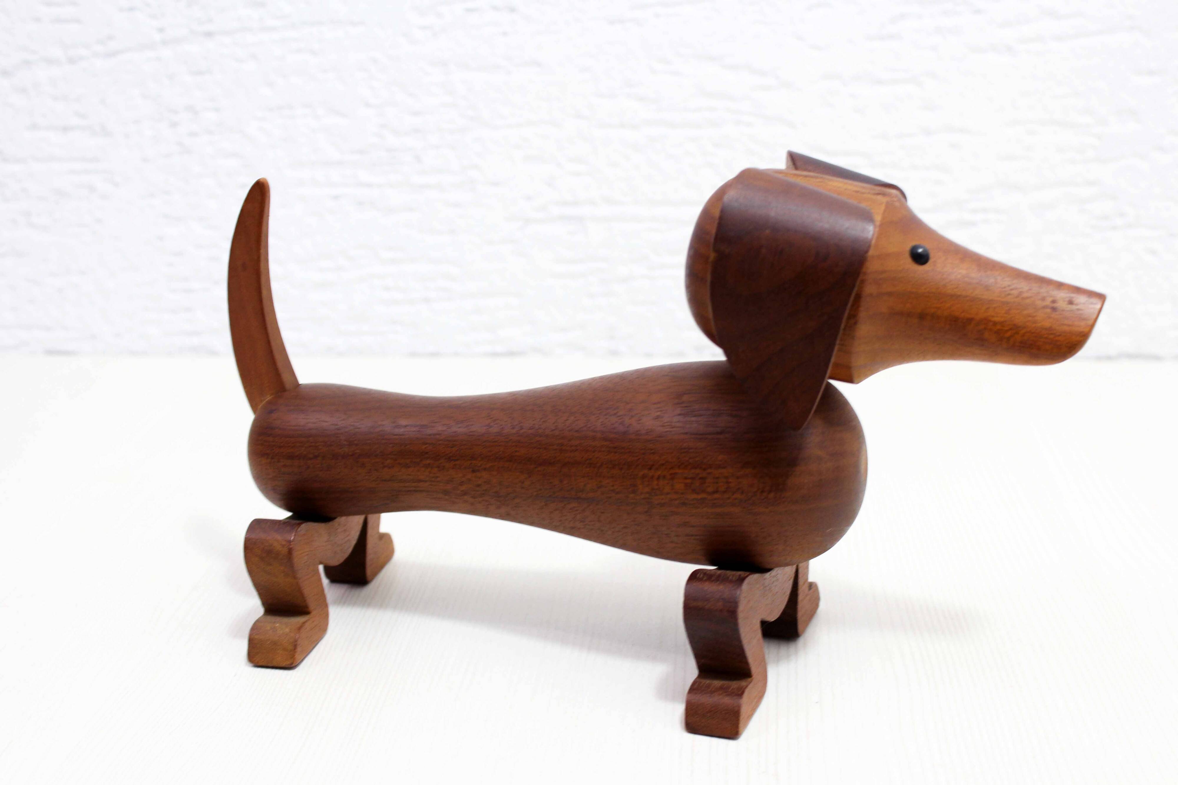 Dachshund by Kay Bojesen in teak 1950