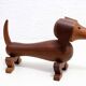 Dachshund by Kay Bojesen in teak 1950