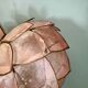 Vintage pink mother-of-pearl pendant light