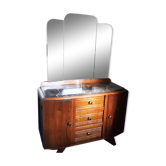 Coiffeuse art déco miroir tryptique