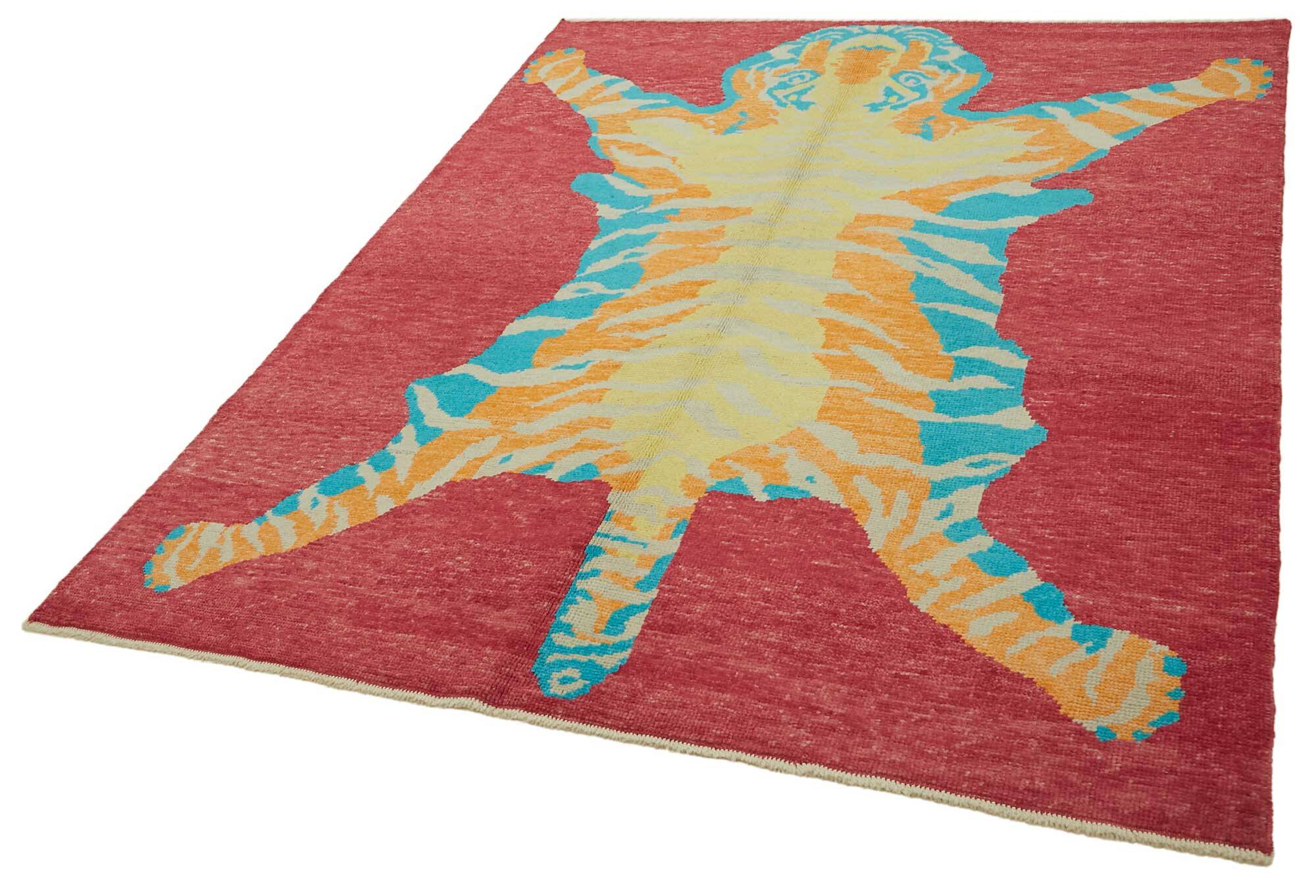 Turkish Handknotted Wool Tiger Rug  192 cm x 240 cm