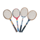 Series of 4 vintage tennis rackets
