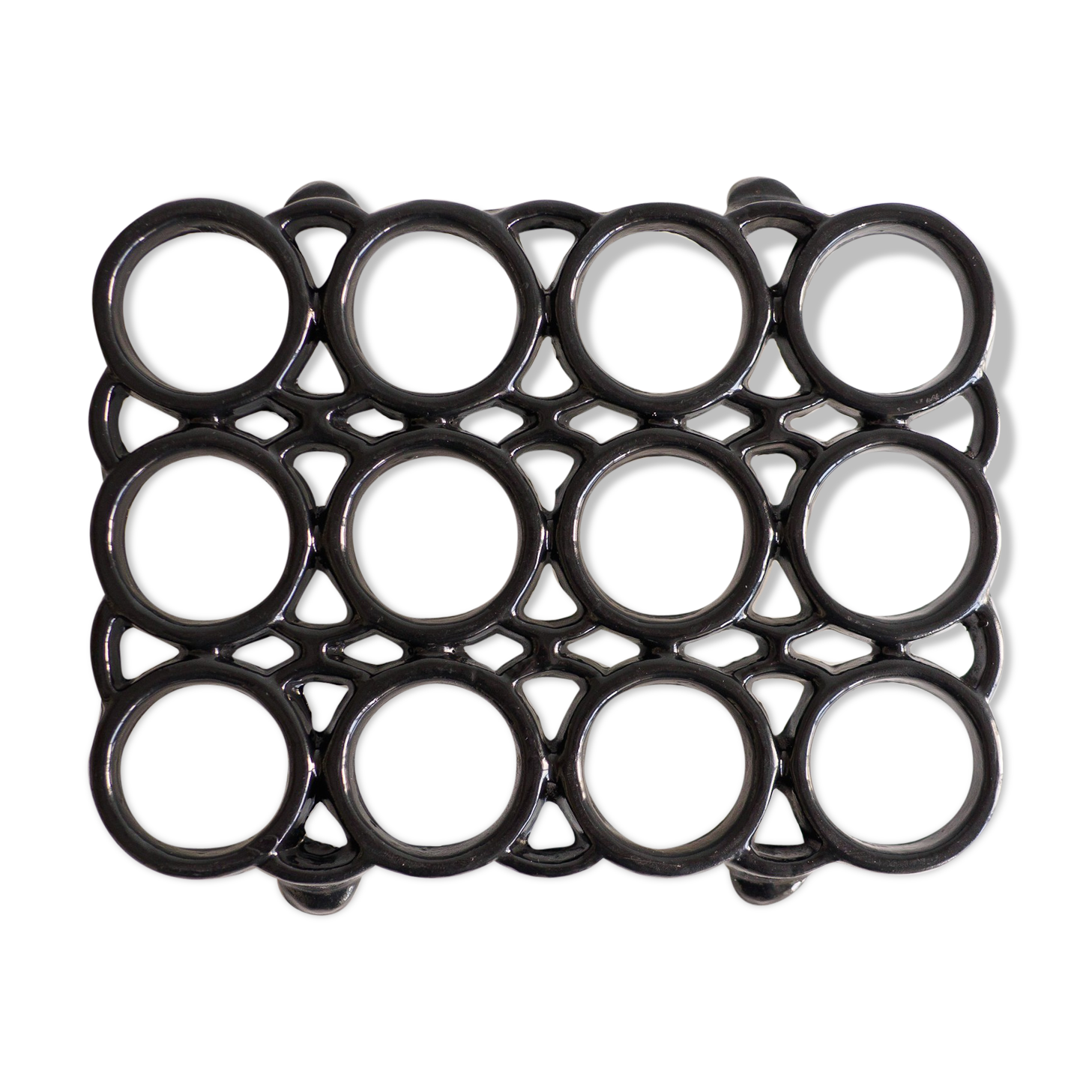 Black cast iron flat