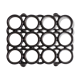 Black cast iron flat