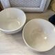 Lot de deux saladiers 2,5l en grès Vintage