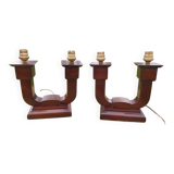 Lampes art deco