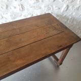 Beautiful farmhouse narrow table in solid wood