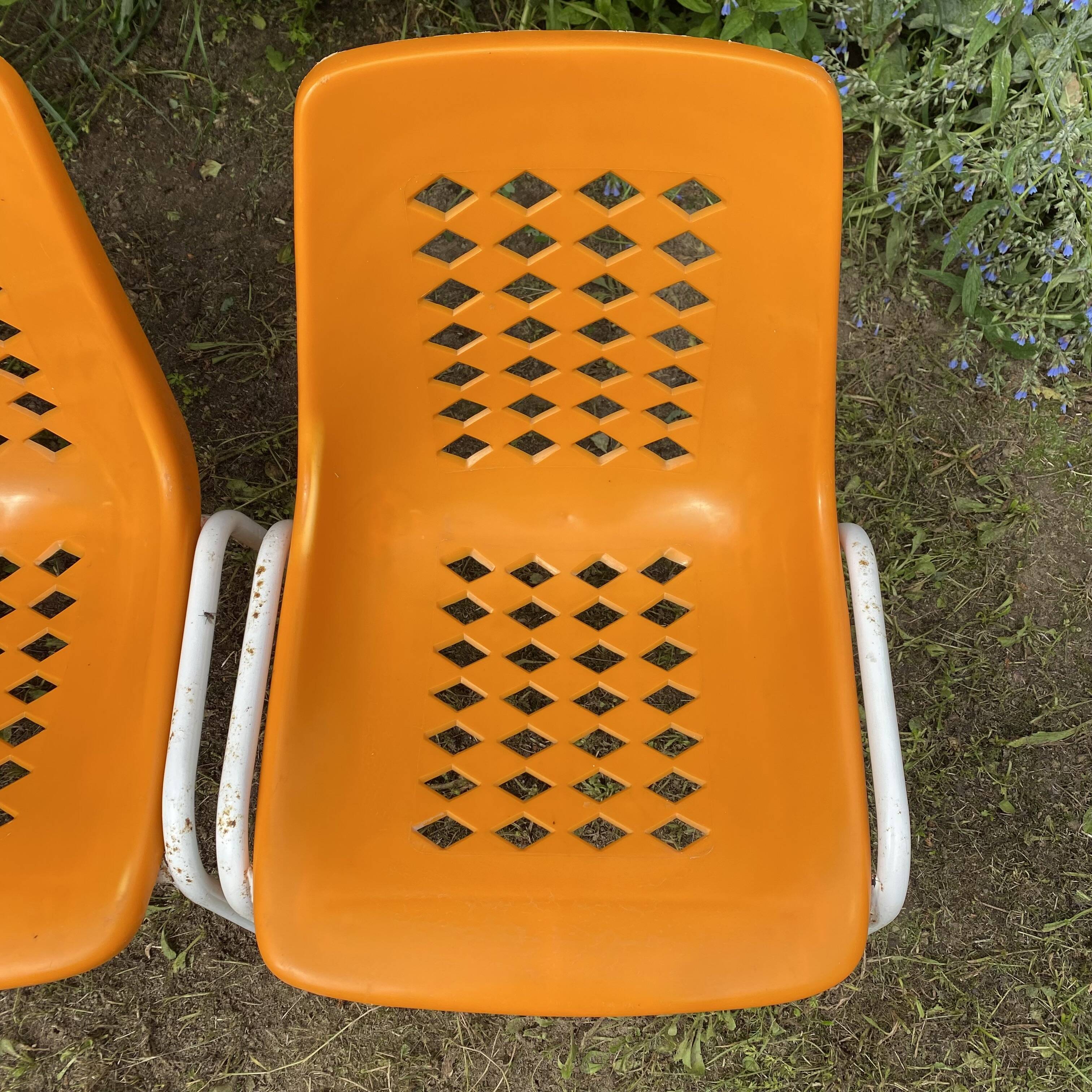 Bar terrace chairs, 70s