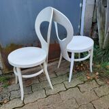 Pair of Baumann chairs, "seagull" model