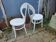 Pair of Baumann chairs, "seagull" model