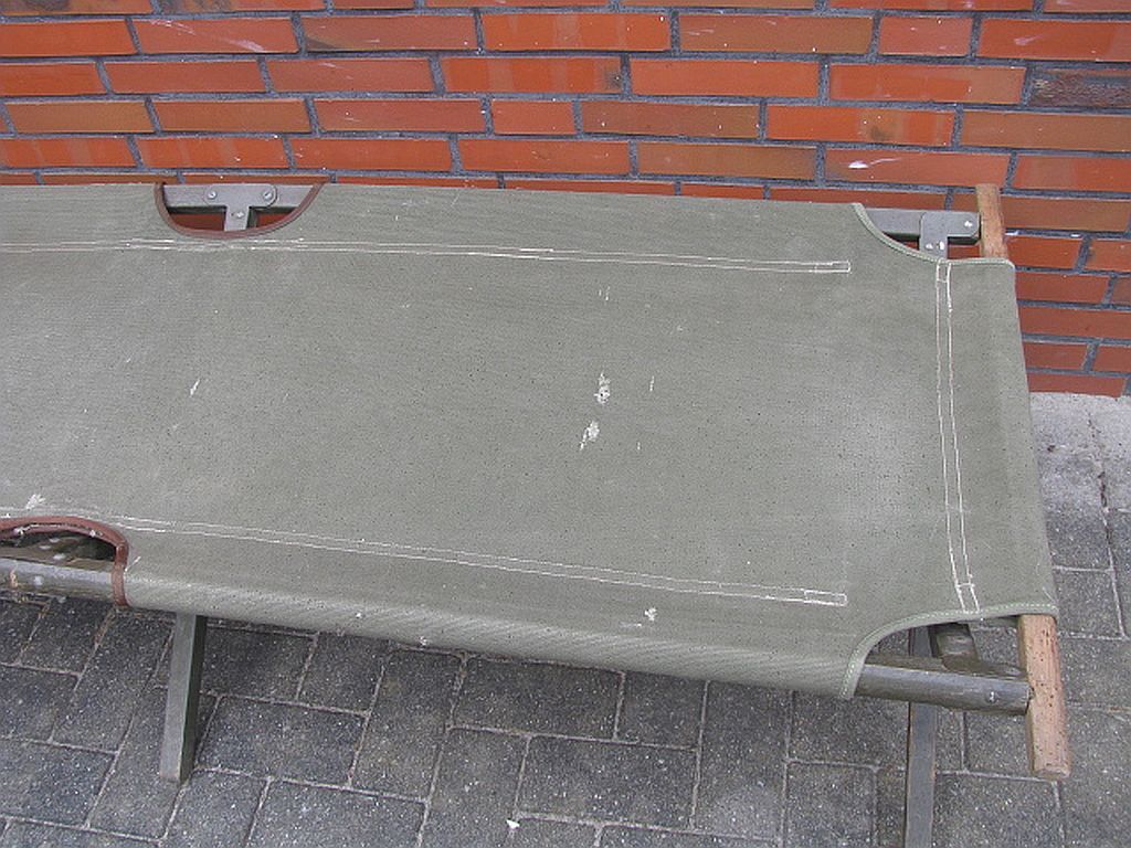 Us army military folding bed, 1950s