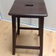 Wooden workshop stool, 60s-70s