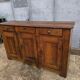 Vintage rustic Parisian sideboard with 3 doors and 3 drawers