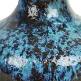 Very Rare Blue Ceramano Incrusta Vase 219 Hans Welling Design Fat Lava