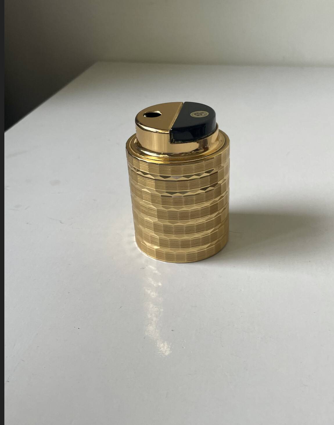 Vintage KOEI  Japan  Gilded Metal Unitron Table lighter