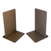 Vintage metal bookends pair