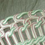 BASKET IN FAIENCE OPENWORK KELLER AND GUERIN LUNEVILLE