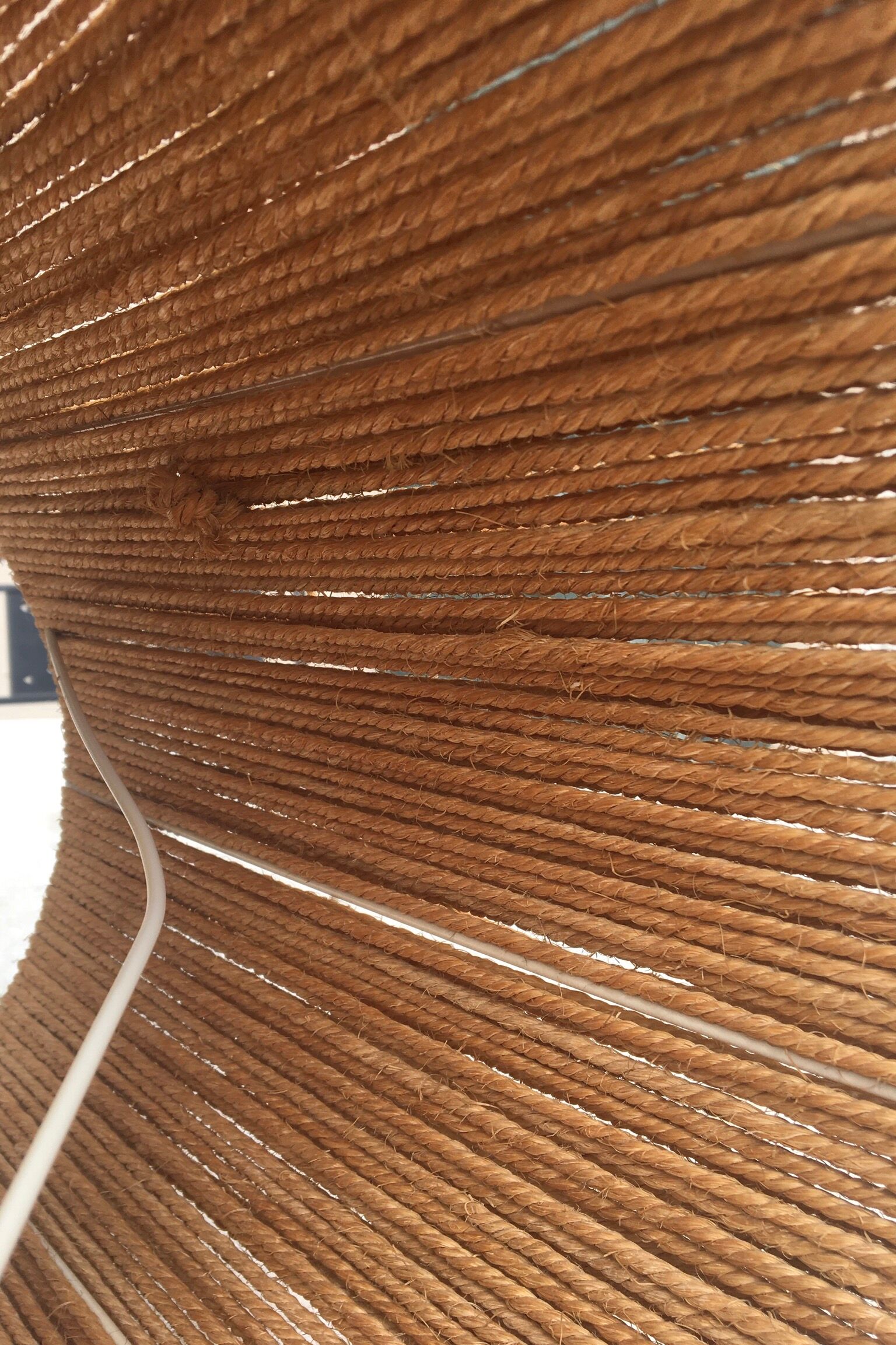 Lampshade in strings 60s