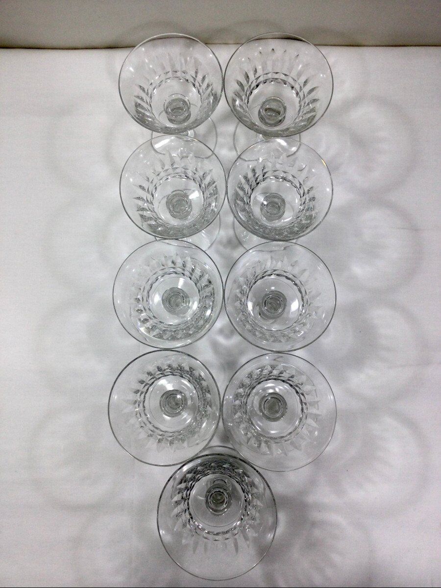 Baccarat - 9 Glasses in Champagne Piccadilly