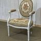 1970s Louis XVI style cabriolet armchair