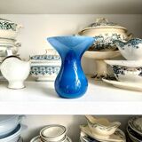 Blue opaline vase